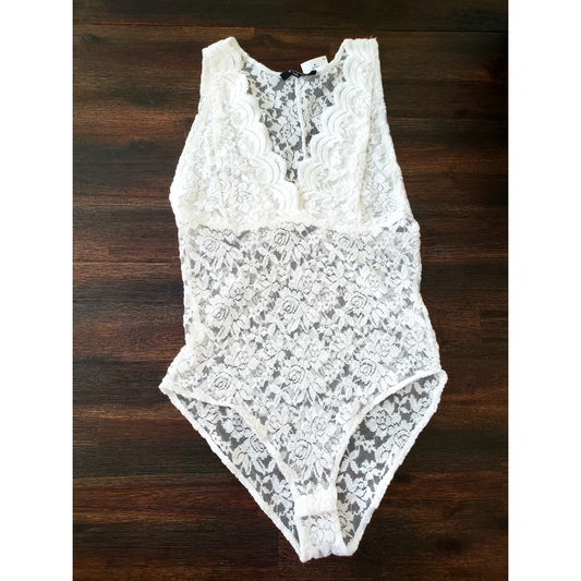 Lace Bodysuit (NEW) - Size Small