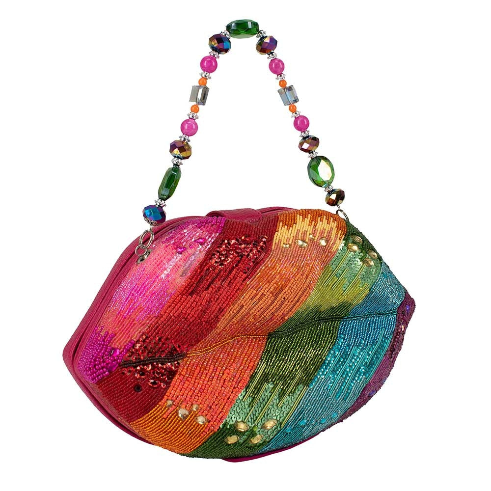 UC Luxe: Kiss the Rainbow Beaded Handbag